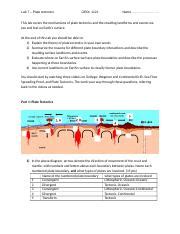 Understanding Plate Tectonics And Earth S Surface Events In Geol