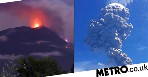 Volcano Explodes In Massive Eruption Forcing Thousands To Flee Their