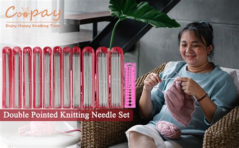 Coopay Double Ended Knitting Needles Double Pointed Knitting Needle