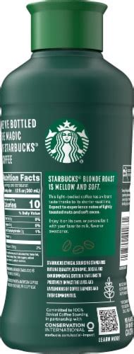 Starbucks® Blonde Roast Unsweetened Iced Coffee 48 Fl Oz Smiths