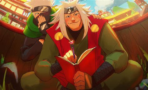 Anime Naruto Kakashi Hatake Jiraiya Digital Art By Tom N Jerry