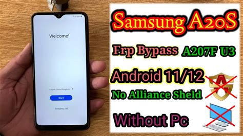 Samsung A S Frp Bypass Sm A F U Google Account Unlock Without Pc