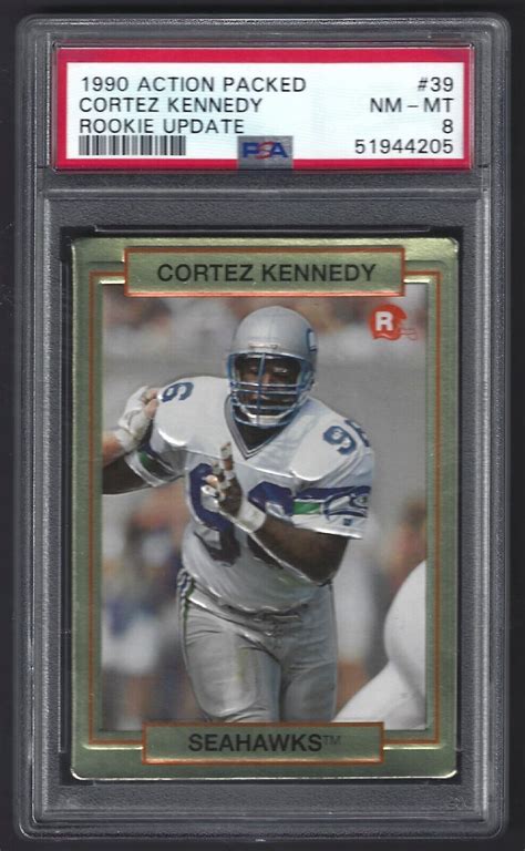 Action Packed Rookie Update Cortez Kennedy Rc Psa Nm Mt