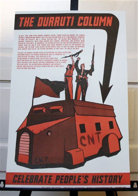 The Durruti Column Poster Microcosm Publishing