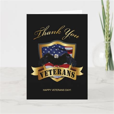 Thank You Veterans Card | Zazzle.com