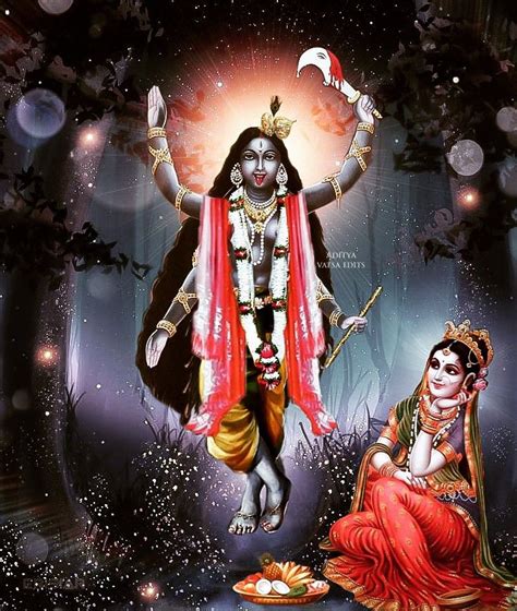 Krishna Kali The Divine Form Of Lord Krishna