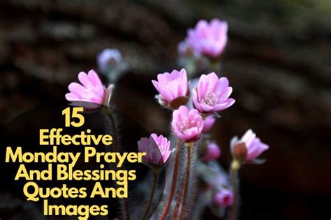 15 Effective Monday Prayer And Blessings Quotes