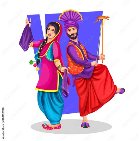 Punjabi Bhangra Dance Stock Illustrations – 1,170 Punjabi, 44% OFF