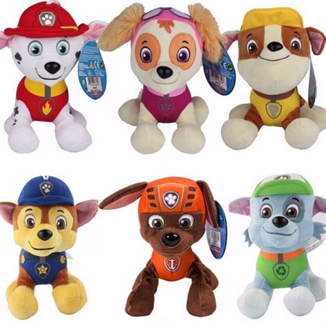 Boneco Patrulha Canina Original - Boneco De Pelúcia Patrulha Canina 22 Cm Original Chase - Marshall ...
