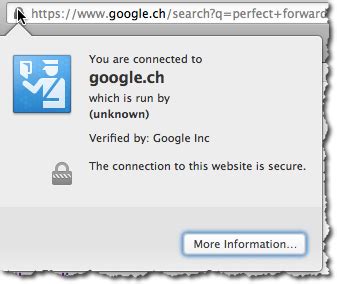 Tls How To Check If The HTTPS Connection Is Using Perfect Forward