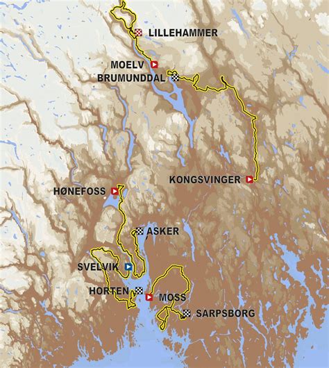 Tour De Norv Ge Parcours Et Profil Des Tapes Videos De Cyclisme