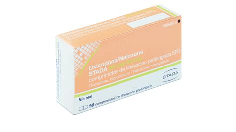 Oxicodona Naloxona Stada Efg 20 Mg 10 Mg 56 Comprimidos Liberacion