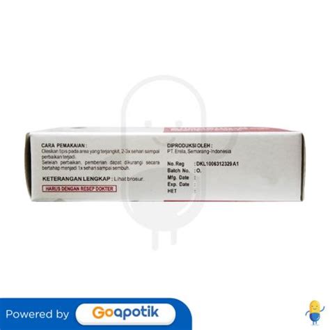 Erladerm N Krim Gram Tube Kegunaan Efek Samping Dosis Dan Aturan