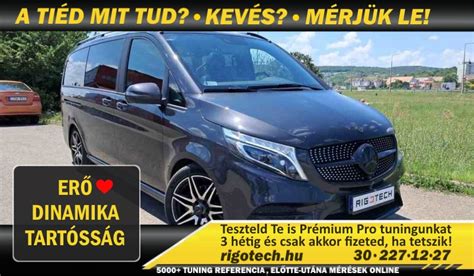 Mercedes V Klasse chiptuning dízel 240 Ps 2019 Prémium Pro hangolás