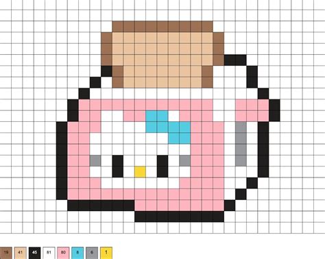 Sanrio Perler Beads Free Patterns Dibujitos Sencillos Dibujos