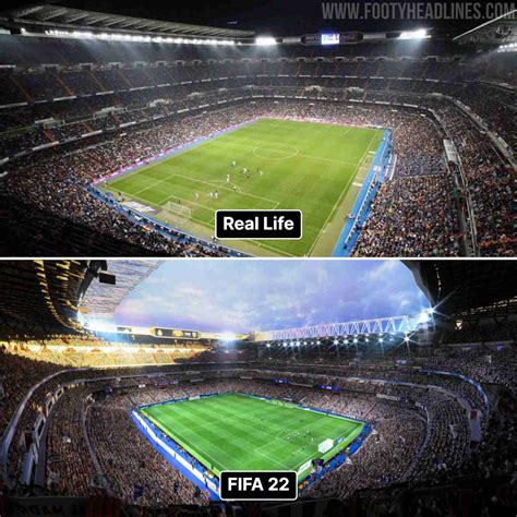 New FIFA 22 Stadiums Compared To Real Life Again No Camp Nou