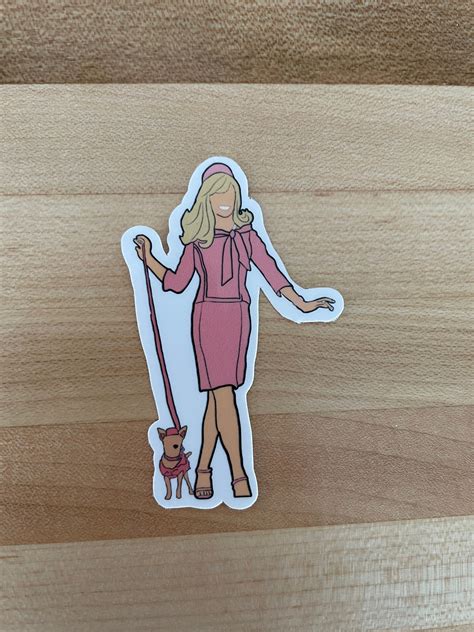 Legally Blonde Elle Woods Sticker Etsy