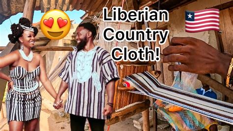 Making Liberian Country Cloth From Scratch Liberian Fashion Liberia