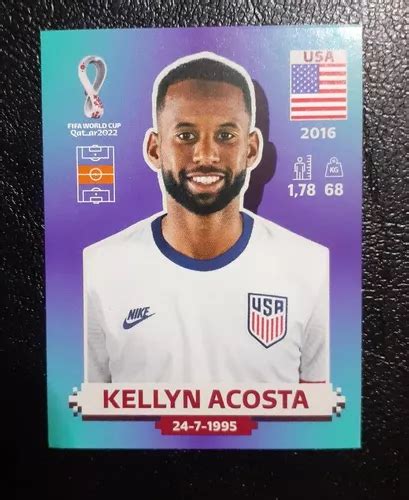 Figurita Mundial Qatar Azul Europea Kellyn Acosta En Venta En