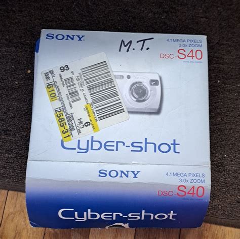 Silver Sony Cybershot Dsc S Mp Compact Digital Camera Nib New Ebay