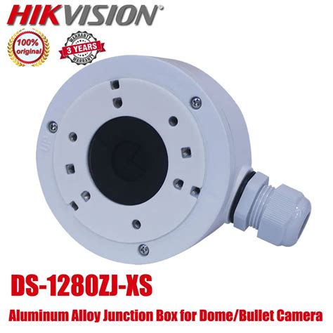 Original Hikvision Ds 1280zj Xs White Aluminum Alloy Junction Box Mount