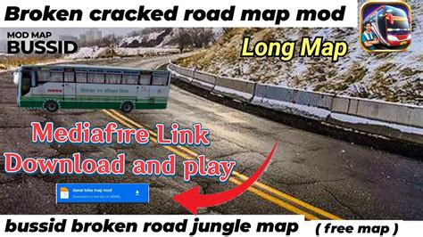 Bussid 3 7 New Map Mod Broken Road Map Mod For Bussid Bussid New Map