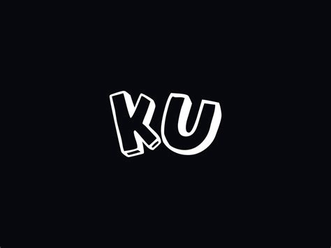 Monogram Ku Logo Icon, Unique KU Logo Letter Vector Stock 20795891 ...