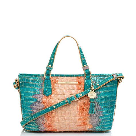 Mini Asher Sundew Ombre Melbourne Brahmin Crossbody Bag Leather