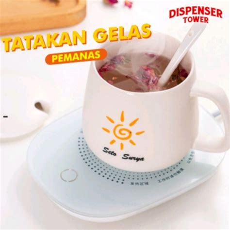 Tatakan Penghangat Gelas Minuman Portable Elektrik Warmer Heat Lazada