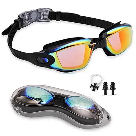 Adult Silicone Swimming Goggles Myopia Goggles Anti Fog Coating Goggles