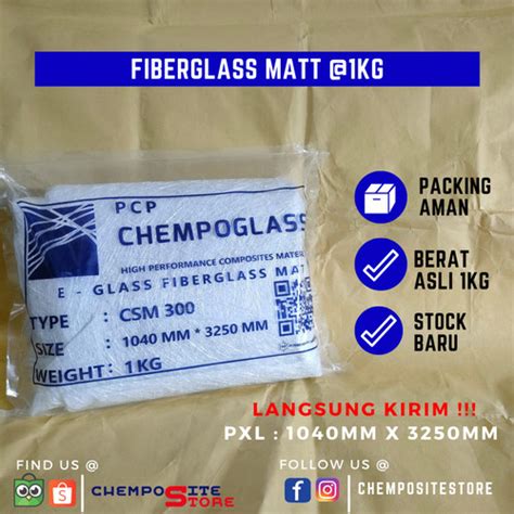 Jual Serat Fiber Waterproofing Fiberglass Matt Fiber Glass Mat 300