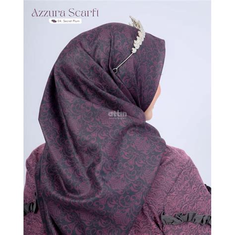 Jual Azzura Scraft Exclusive By Attin Jilbab Segiempat Voal Premium