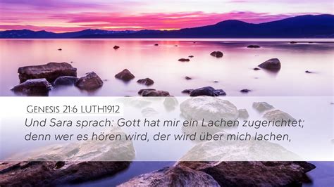 Genesis 21 6 LUTH1912 Desktop Wallpaper Und Sara Sprach Gott Hat Mir