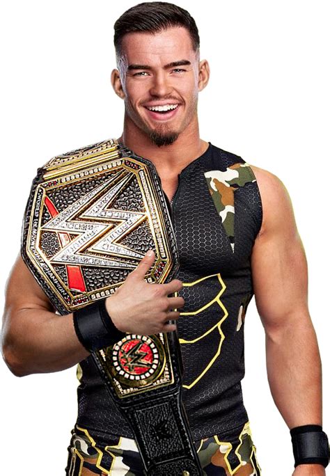 Austin Theory Wwe Champion Png By Mariosvibes On Deviantart