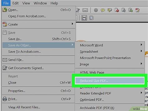 Formas De Reduzir O Tamanho De Arquivos Pdf Wikihow