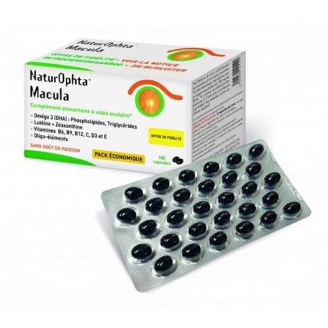 Naturophta Macula Compl Ment Alimentaire Vis E Oculaire Capsules