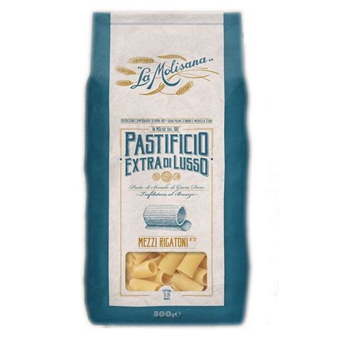 La Molisana Mezzi Rigatoni N32 Extra Di Lusso 500 Gr Bellaitalia Food Store