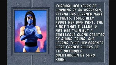 Mortal Kombat 2 Kitana Biography And Ending HD YouTube