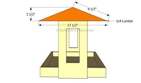 Platform Bird Feeder Plans | MyOutdoorPlans