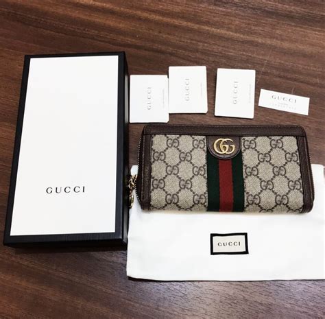 33％割引ブラウン系代引き人気 Gucci グッチ 長財布 ブラウン シェリーライン 折り財布 小物ブラウン系 Otaonarenanejp