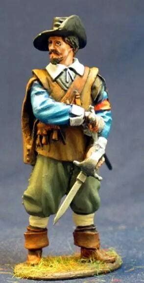 Spanish Musketeer Rocroi 1643 Scale75 Planetfigure Miniatures