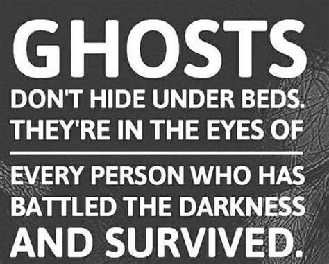 A Black And White Poster With The Words Ghost S Don T Hide Under Beds