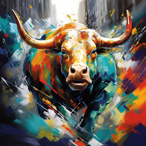 Wall Street Bull Escape 2 Digital Art By Athena Mckinzie Fine Art America