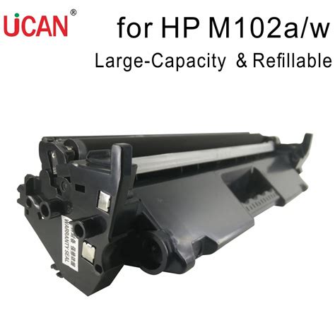 Compatible Hp Laserjet Pro M102a M102w Printer Cf217a 217a 17a Cartridge 2000 Pages Refillable