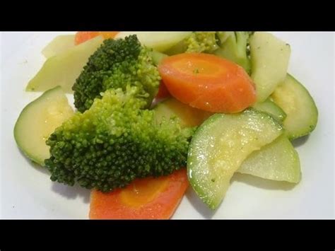 Como Hacer Verduras A La Mantequilla Receta De Verduras Al Vapor