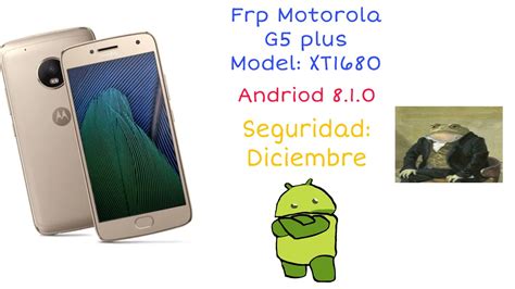 Frp Motorola G5 Plus Model Xt1680 YouTube