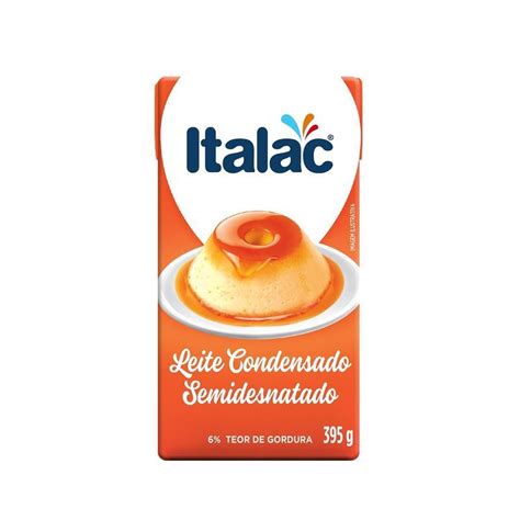 Leite Condensado 395g Italac Semidesnatado Oferta Promoção para Atacado