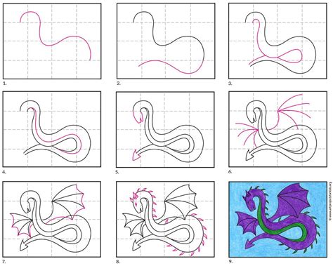 How To Draw A Flying Dragon Artofit