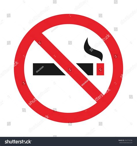 No Smoking Arabic Logo Vector Stock Vector Royalty Free 352774730