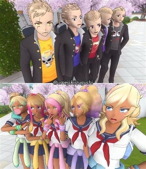 Bullies Vs Delinquents Yandere Simulator Fan Art Yandere Simulator Yandere Simulator Characters